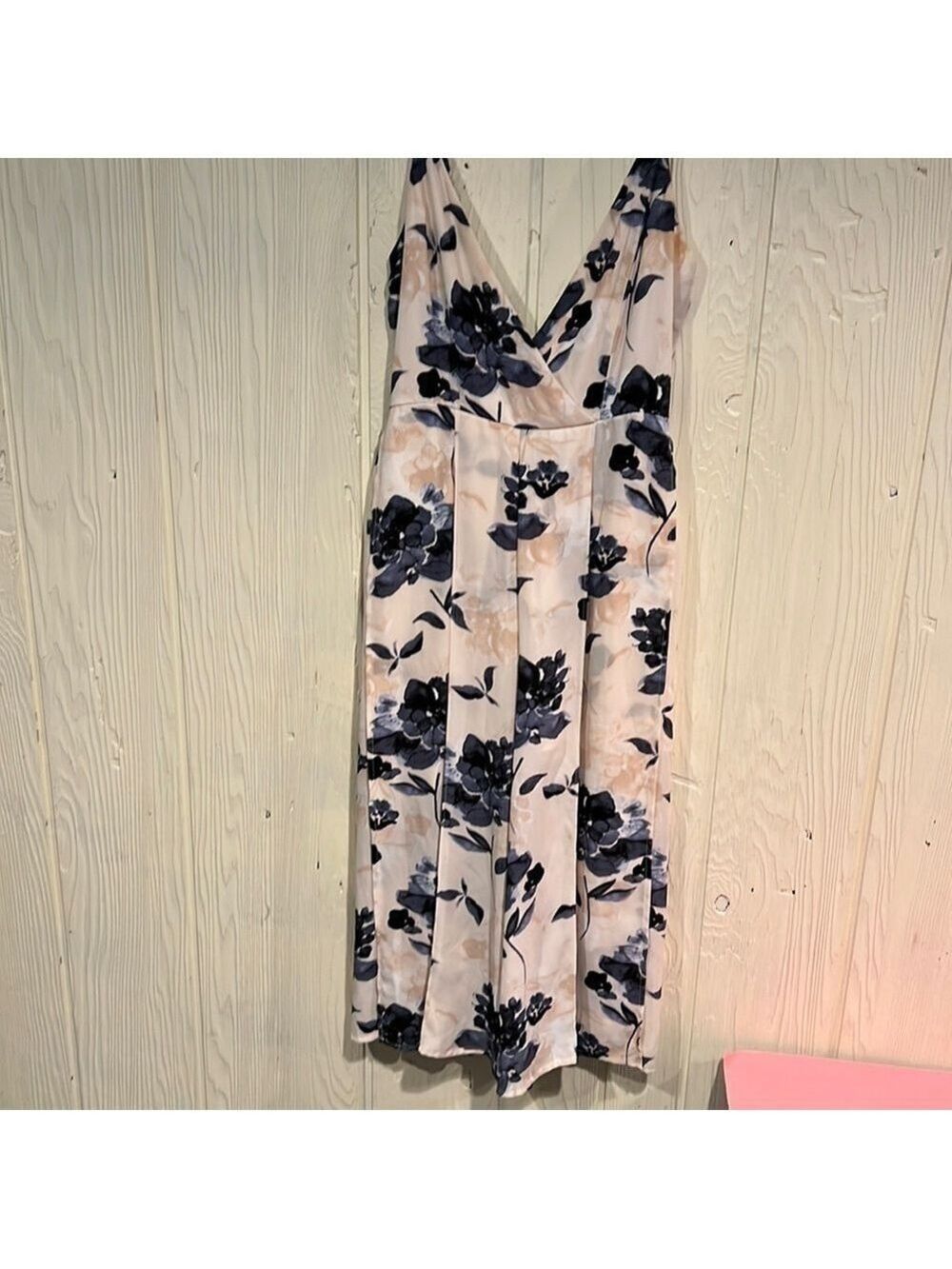 Olivaceous Jumpsuit Small Adjustable Spaghetti Strap Wide Leg